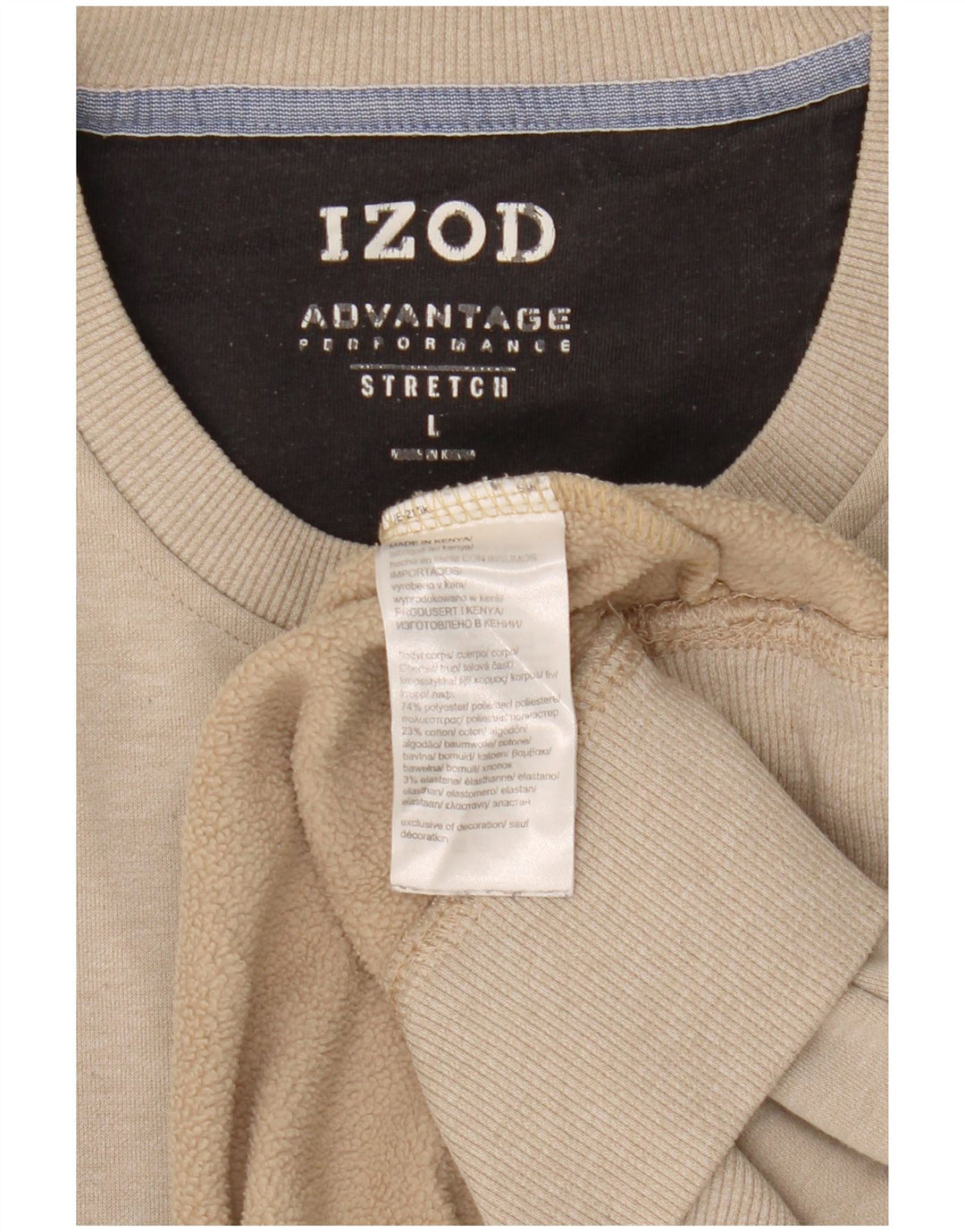 Izod muški džemperi veliki sivi poliester