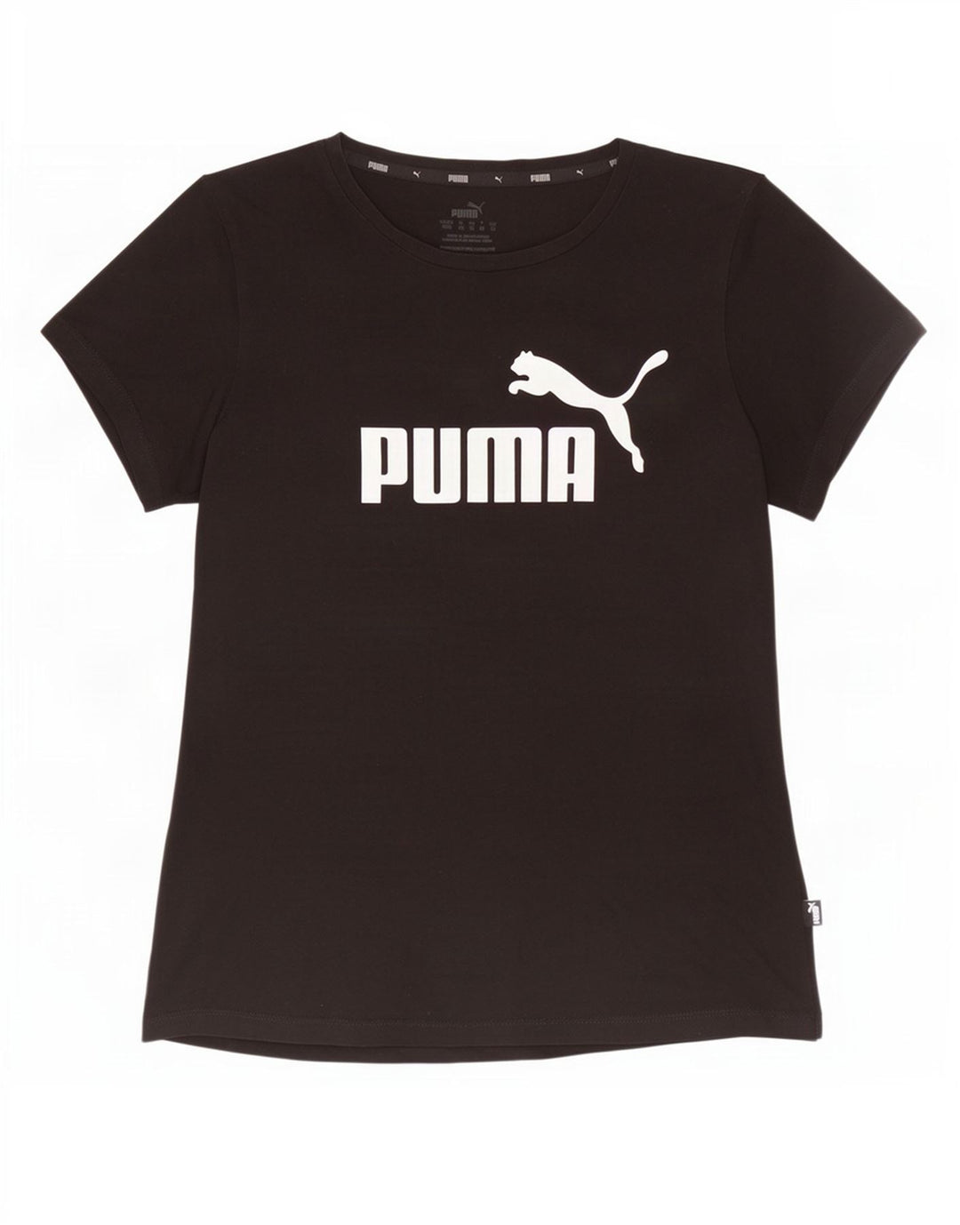 Puma ženska majica kratkih rukava s grafičkim motivima UK 12 srednje crna