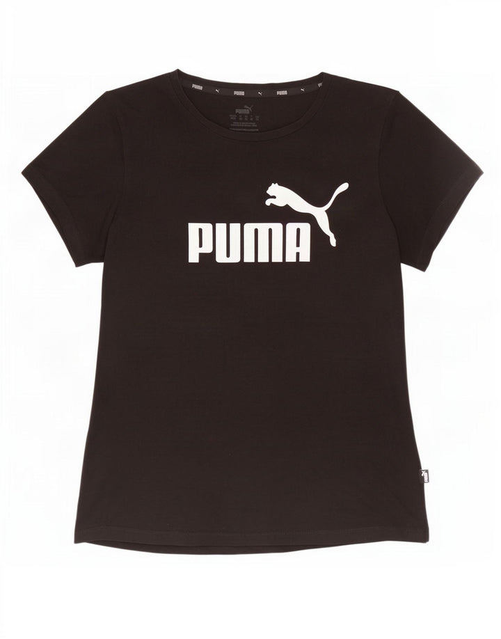 Puma ženska majica kratkih rukava s grafičkim motivima UK 12 srednje crna
