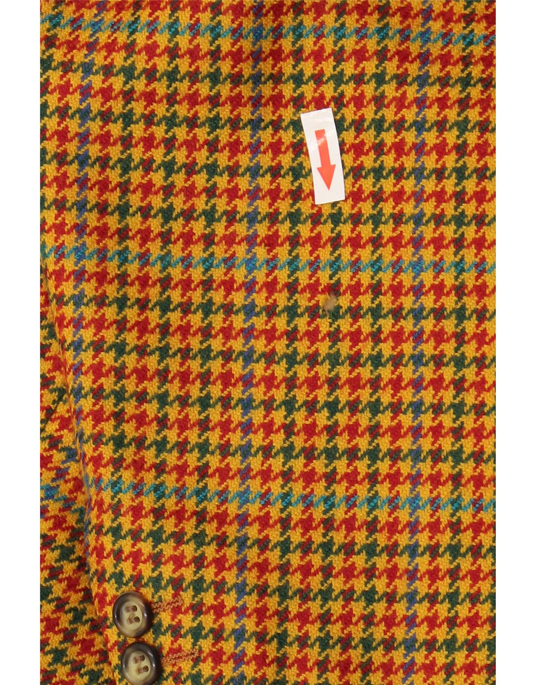 Hugo Boss muška jakna sa 2 gumba EU 50 velika žuta houndstooth