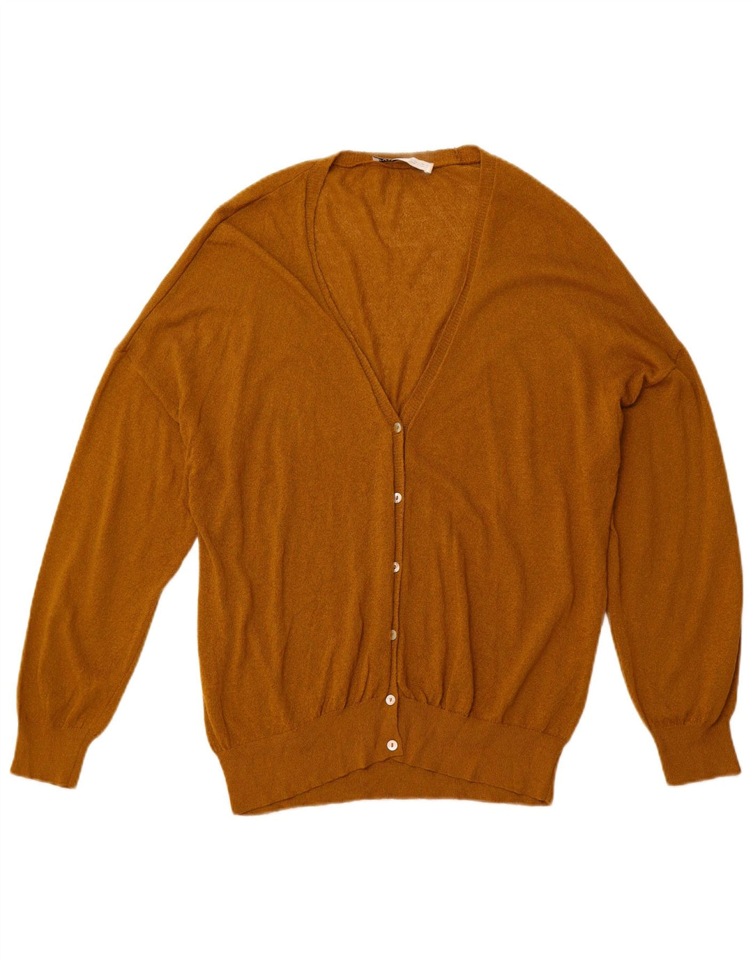 ZARA ženski prekomjerni džemper UK 10 Small Brown