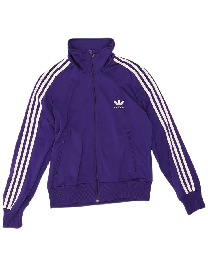 Adidas ženska gornja jakna za trenirku IT 42 Srednje ljubičasti poliester