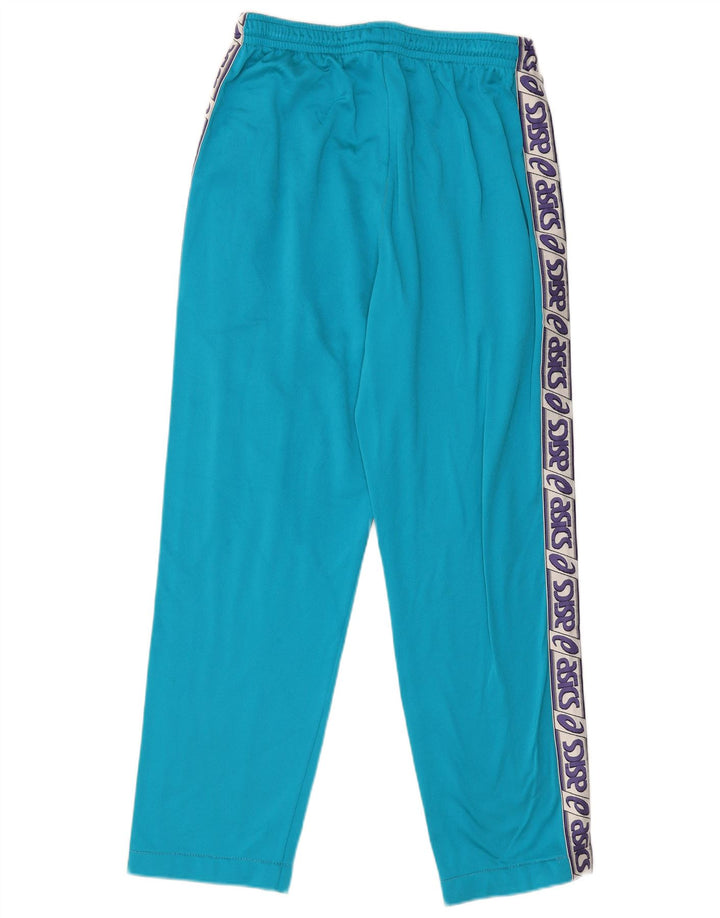 Asics muške grafičke trenirke hlače srednje plave boje