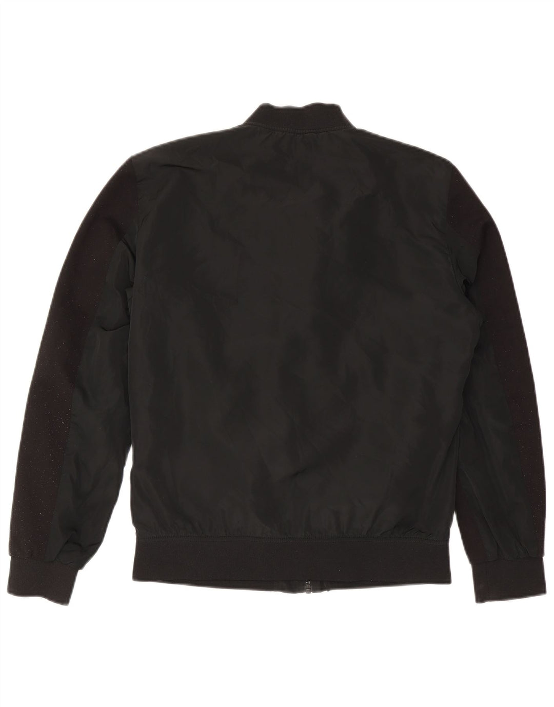 Zara muška bomber jakna UK 40 veliki crni poliester