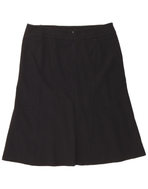 COAST ženska suknja A-kroja UK 16 velika W34 crni poliester