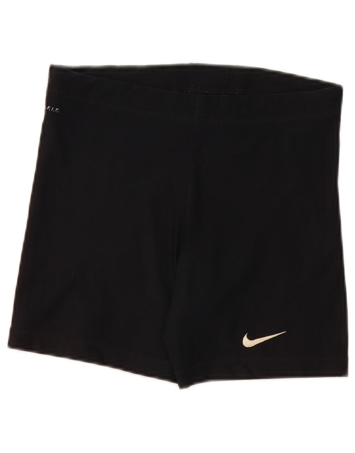 Nike Ženske Dri Fit Graphic Sport Shorts US 4/6 Male crne poliesterske hlače