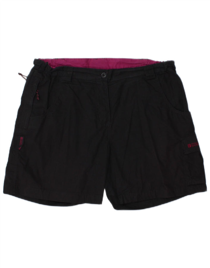 MOUNTAIN WAREHOUSE Ženske Cargo kratke hlače UK 14 Large W32 crni poliester