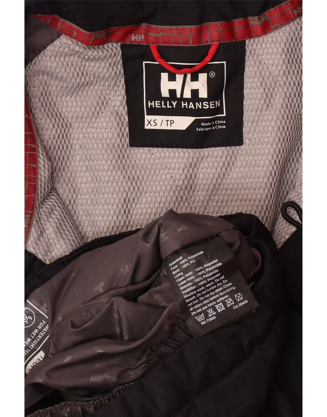 HELLY HANSEN Muška grafička vjetrovka jakna UK 34 XS Black Colourblock