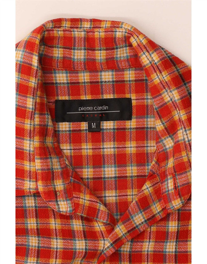 Pierre Cardin muška flanelska košulja srednje crvene karirane boje