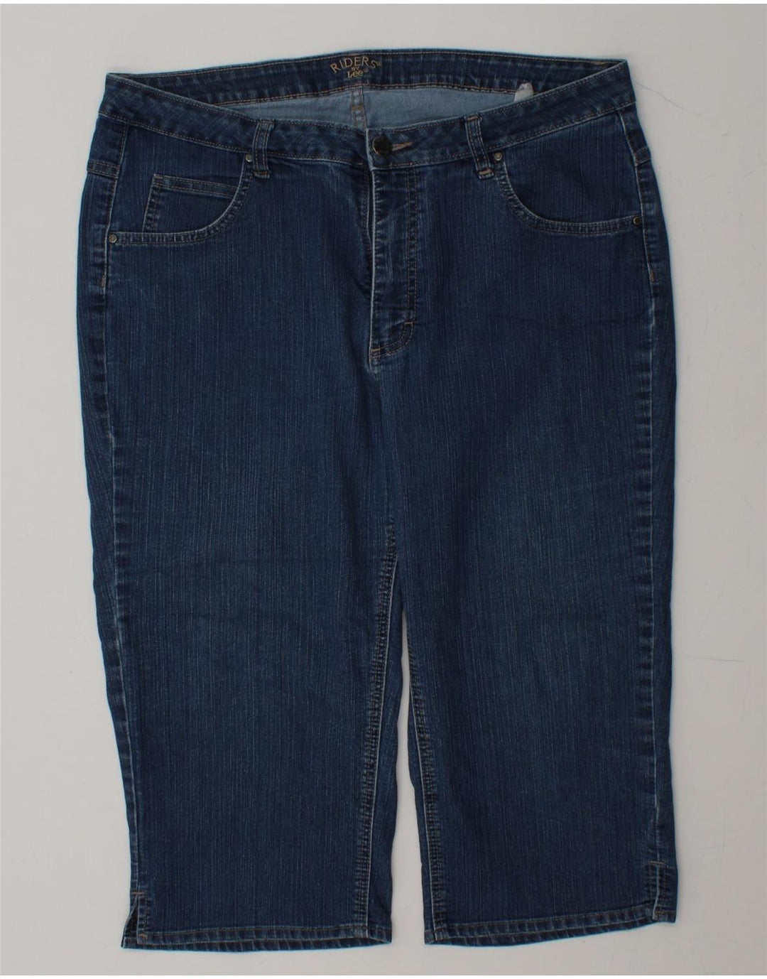 LEE Womens Riders Capri Jeans W38 L19 Blue Vintage Lee and Second-Hand Lee from Messina Hembry 