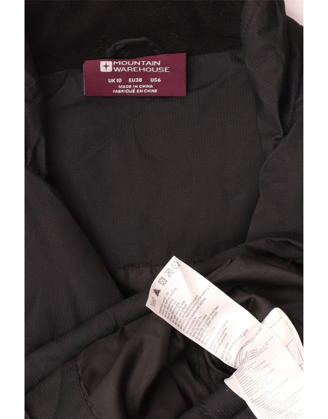 Mountain Warehouse Ženska prevelika podstavljena jakna UK 10 Mala crna