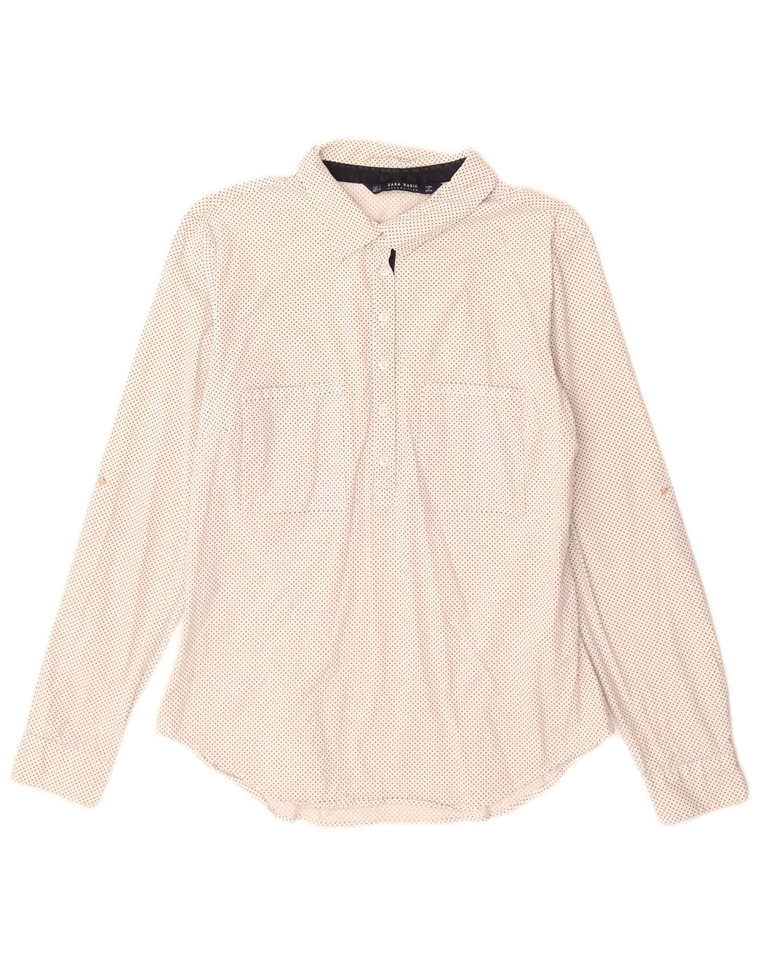 Zara ženska pulover majica UK 14 velike bijele mrlje