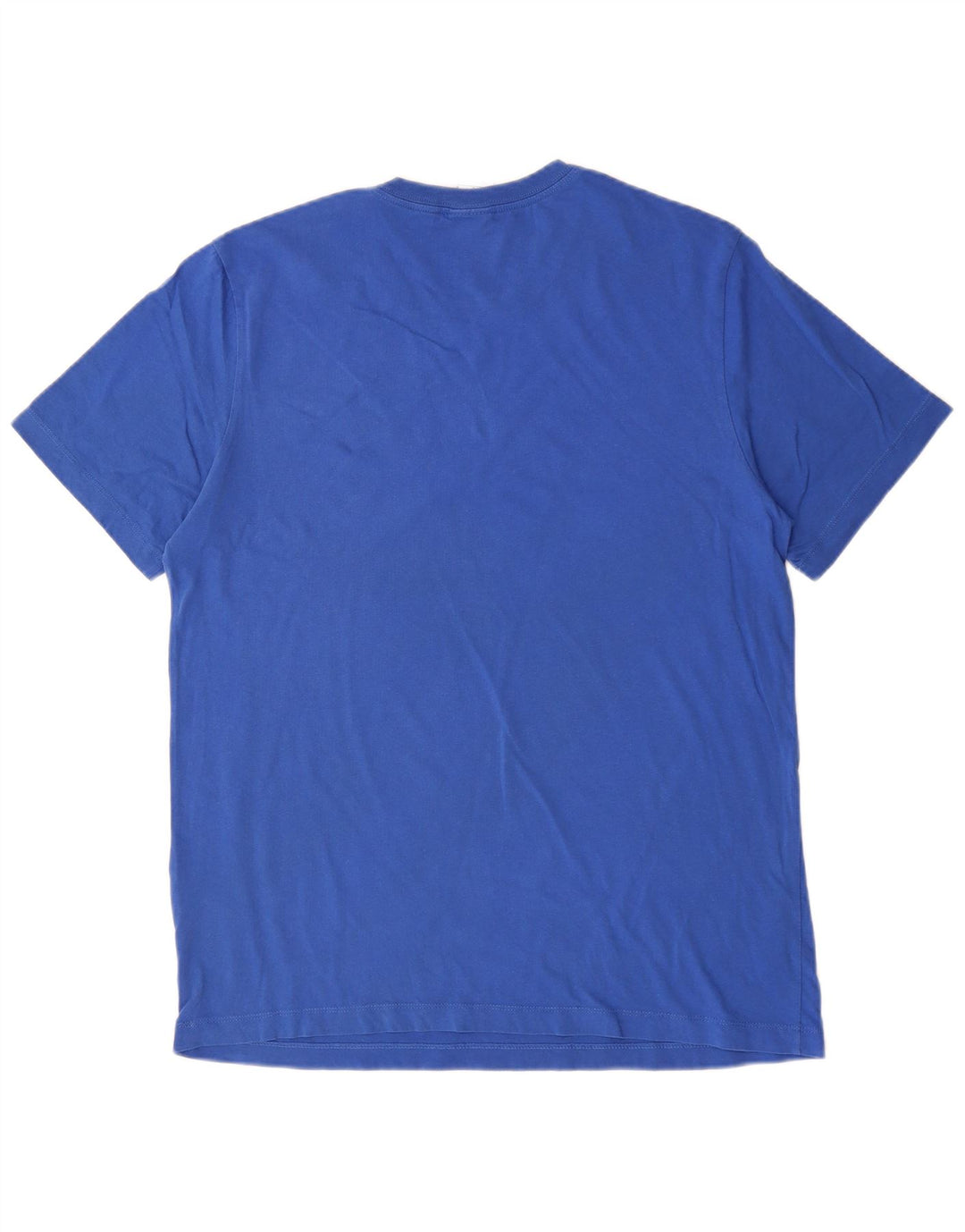NIKE Mens Graphic T-Shirt Top Large Blue Cotton