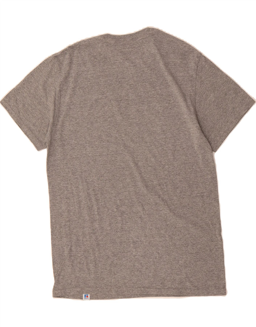 RUSSELL ATHLETIC Mens Graphic T-Shirt Top Medium Grey Cotton Vintage Russell Athletic and Second-Hand Russell Athletic from Messina Hembry 