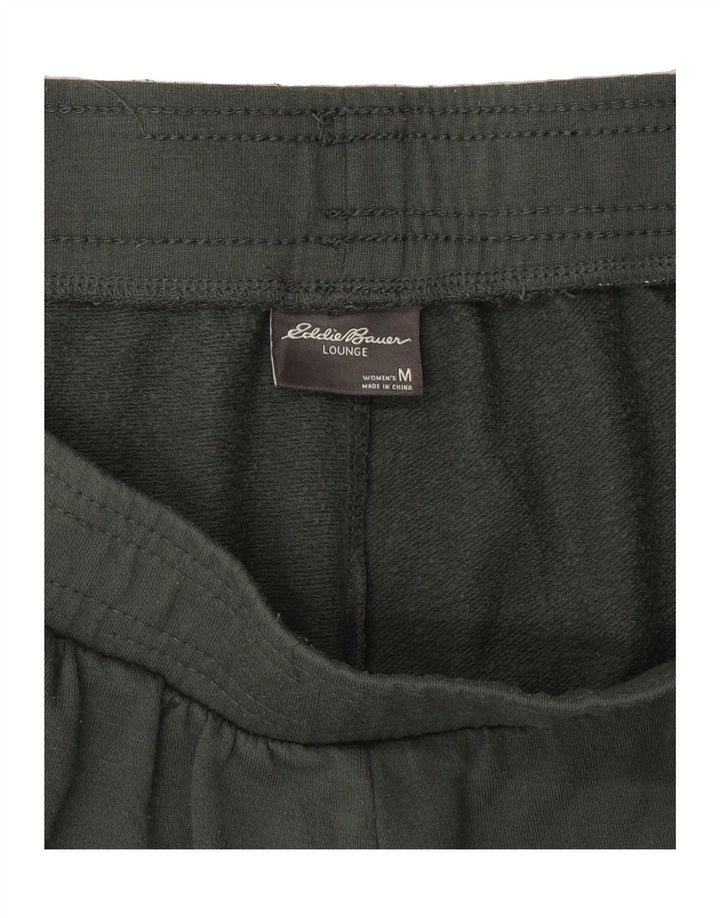 EDDIE BAUER Womens Tracksuit Trousers Joggers UK 14 Medium  Green Vintage Eddie Bauer and Second-Hand Eddie Bauer from Messina Hembry 