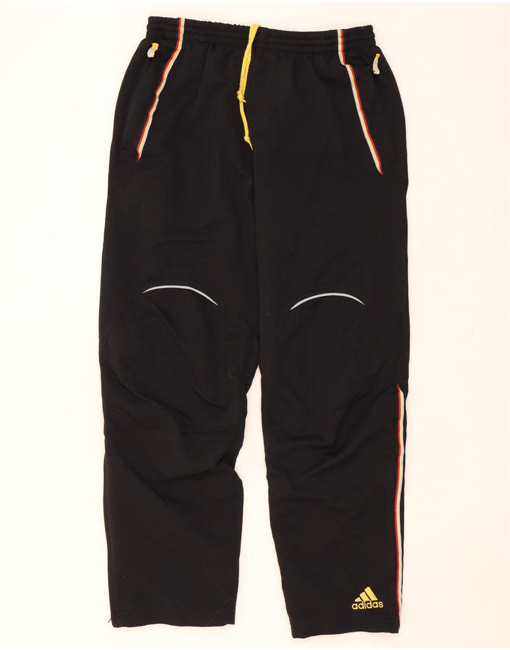 ADIDAS muške hlače za trenirku UK 42/44 velike W36 L30 crni poliester