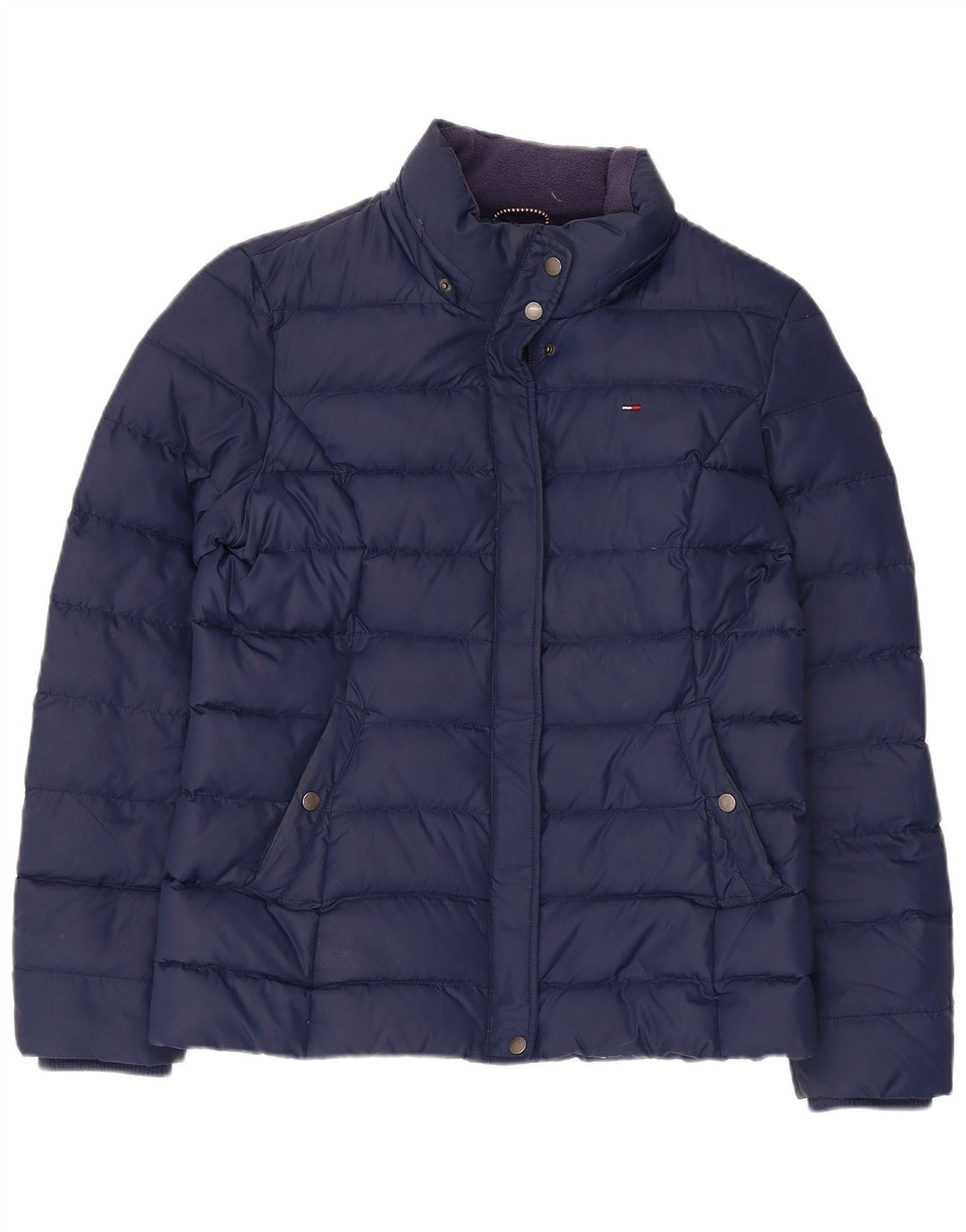 Tommy Hilfiger ženska podstavljena jakna UK 16 veliki tamnoplavi poliester