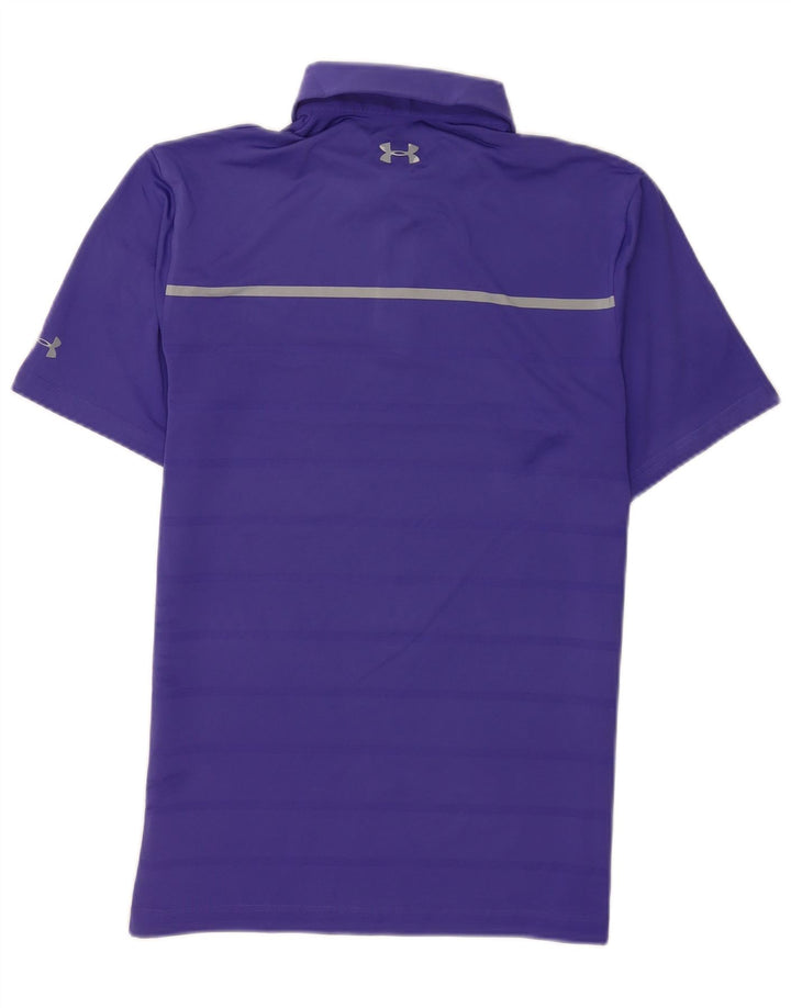 Under Armour muška polo majica od poliestera male ljubičaste pruge