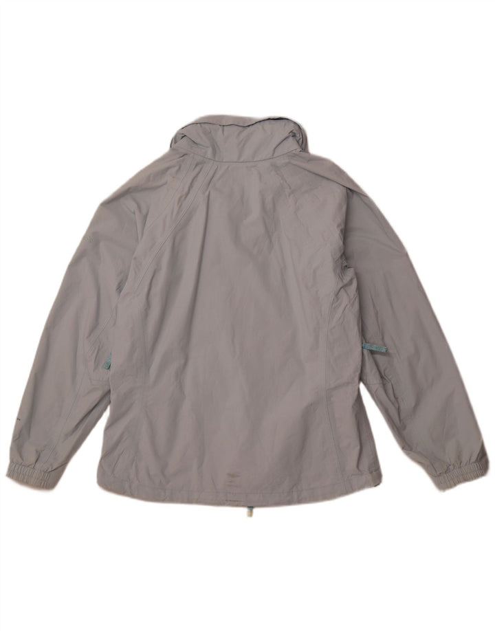 COLUMBIA ženska vjetrovka s kapuljačom UK 14 Srednje plava najlonska sportska jakna