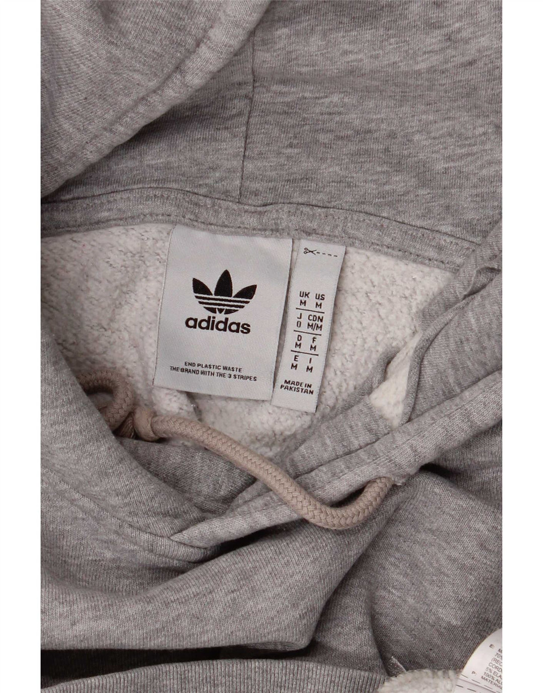 Adidas muška majica s kapuljačom, srednje sivi flekasti pamuk