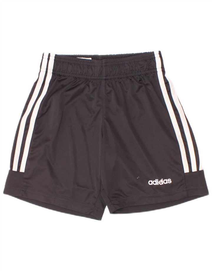 Adidas kratke sportske hlače za dječake 9-10 godina crne poliesterske