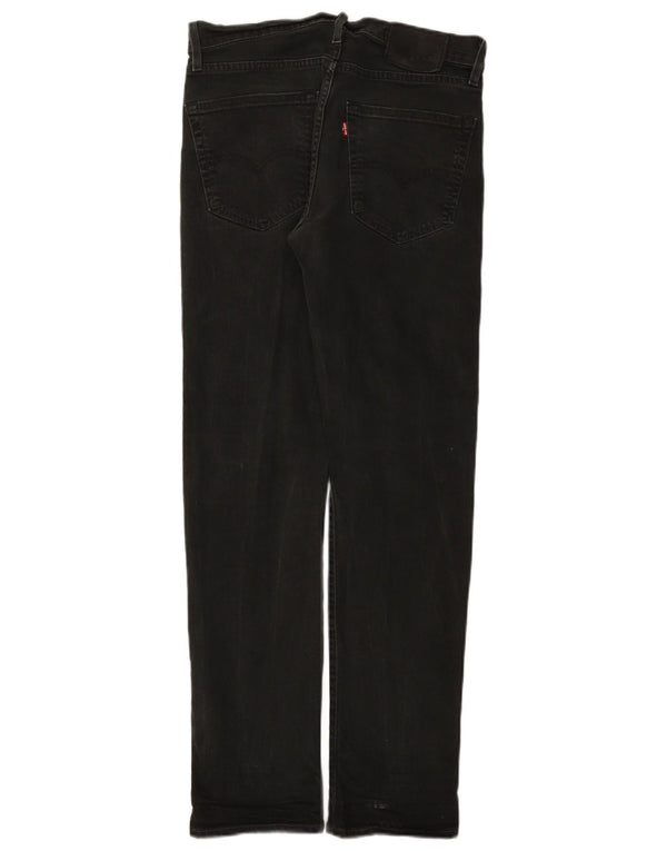 Levi's muške uske traperice W30 L32 crni pamuk