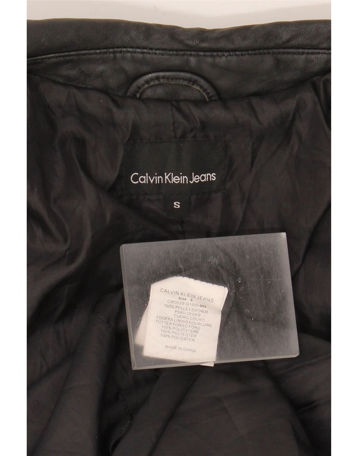 Calvin Klein Jeans ženski sako s jednim gumbom UK 10 Mala crna