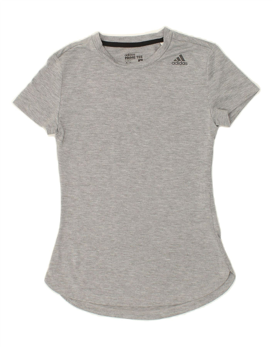 ADIDAS Womens Climalite T-Shirt Top UK 4 XS Grey Polyester Vintage Adidas and Second-Hand Adidas from Messina Hembry 