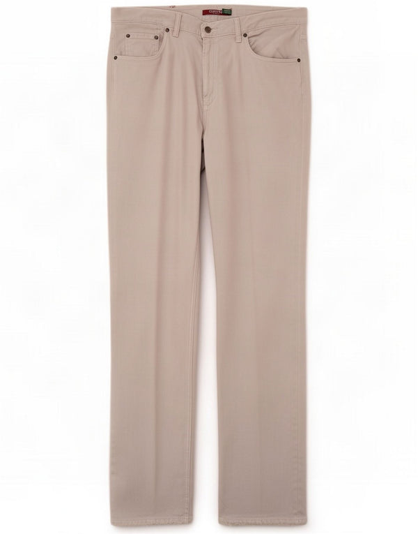 Carrera Mens 700 Regular Fit Casual Hlače W38 L34 Sivi Pamuk