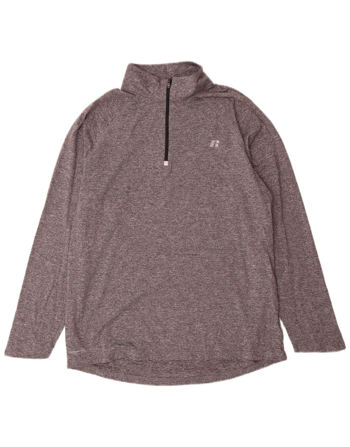 RUSSELL ATHLETIC Dri-Power Pulover Trenirka Top UK 42/44 Large Grey
