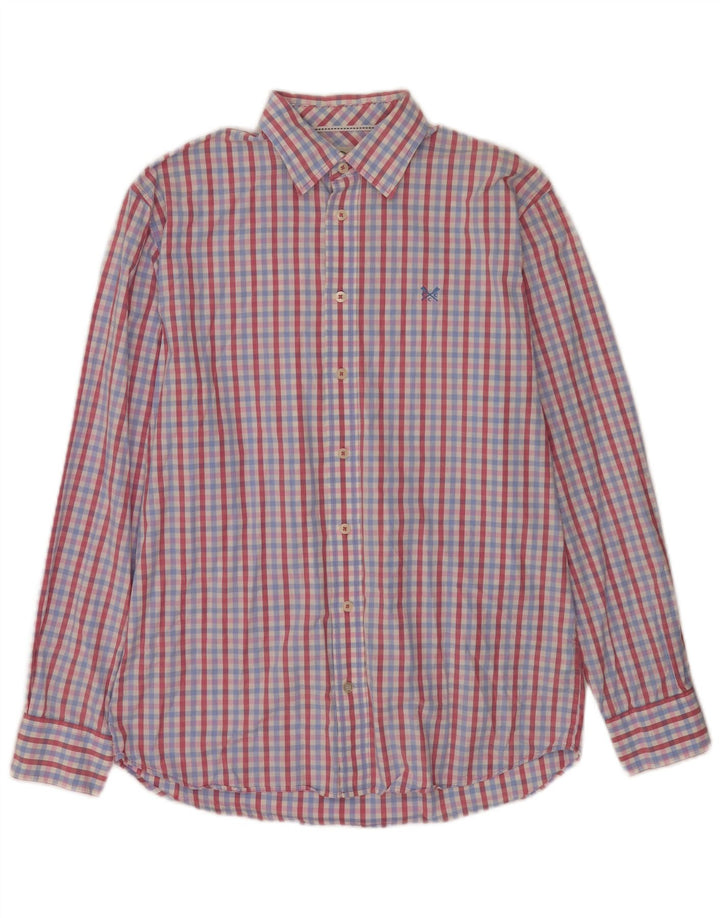 Crew Clothing Muška košulja klasičnog kroja srednje boje, pamuk od ginghama