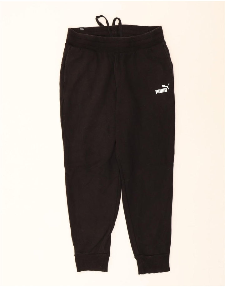 PUMA Mens Tracksuit Trousers Joggers Medium  Black Cotton Vintage Puma and Second-Hand Puma from Messina Hembry 