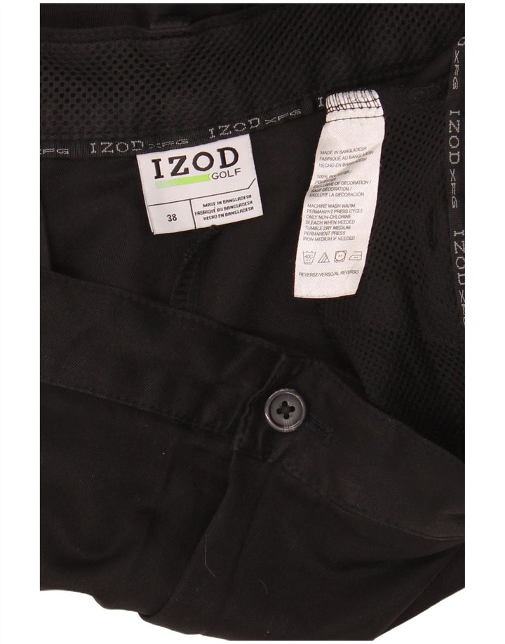 Izod muške chino kratke hlače W38 XL crni poliester