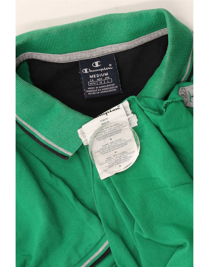 Champion muška polo majica Srednje zeleni pamuk