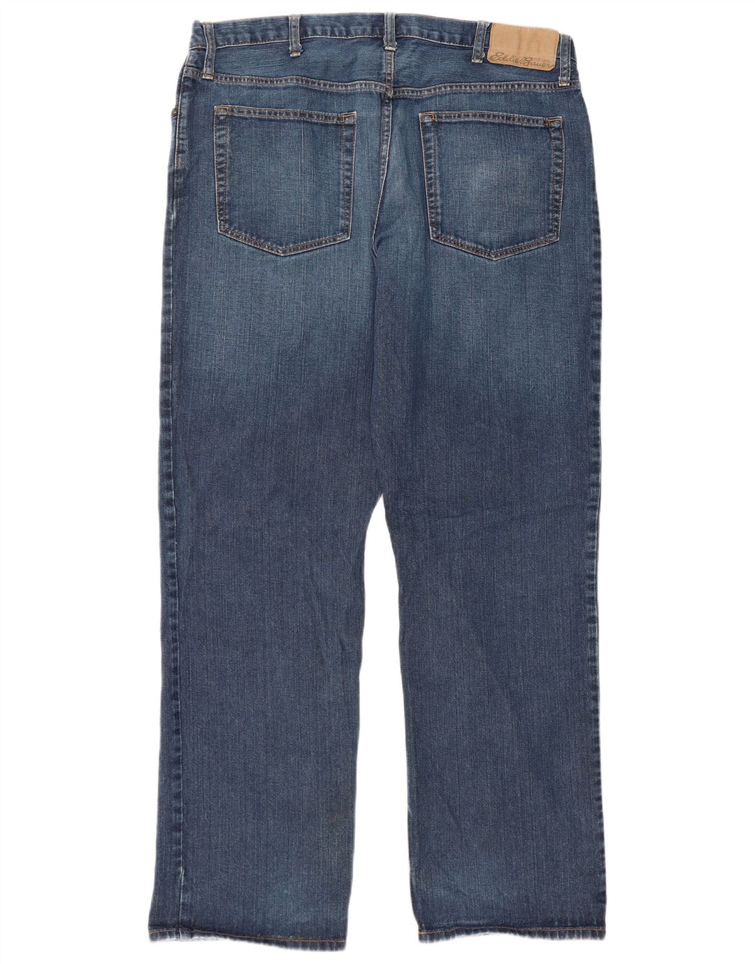 Eddie Bauer muške ravne traperice opuštenog kroja W38 L34 plavi pamuk