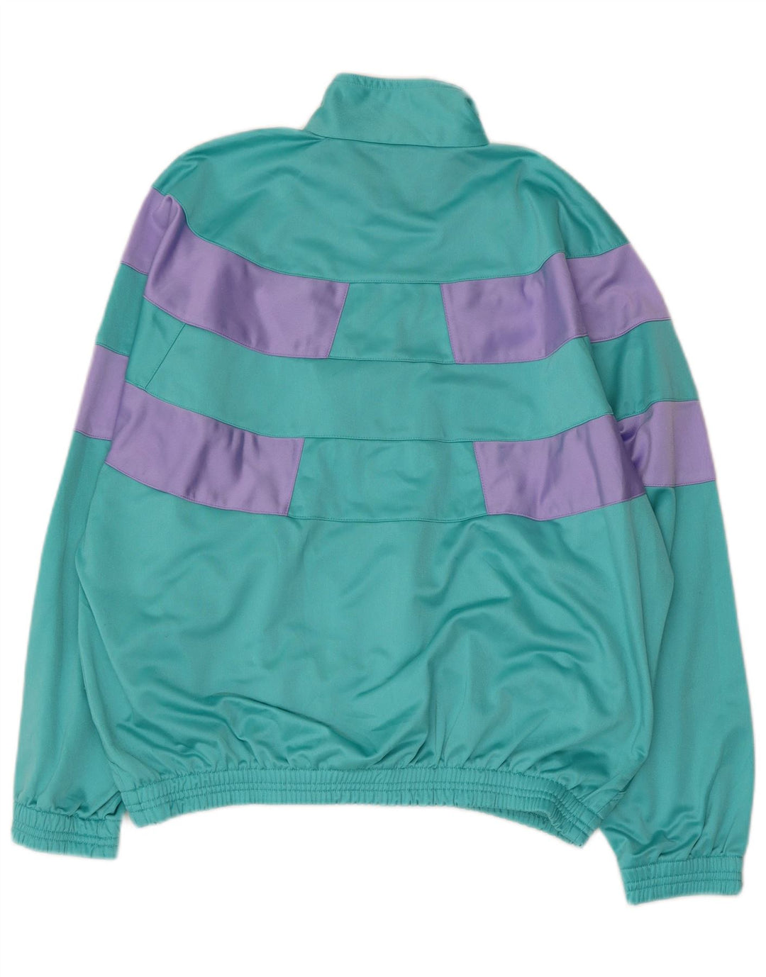 VINTAGE ženska gornja jakna trenirke UK 18 XL tirkizne boje