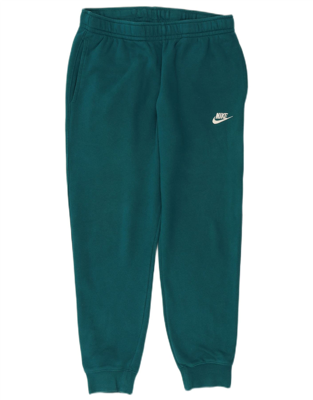 NIKE Ženska trenirka Hlače Joggers UK 12 Srednje zeleni pamuk