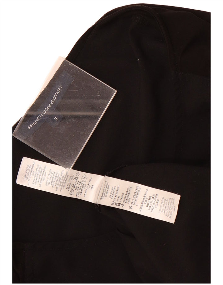 French Connection Ženski gornji dio bluze dugih rukava UK 10 Mali crni liocel