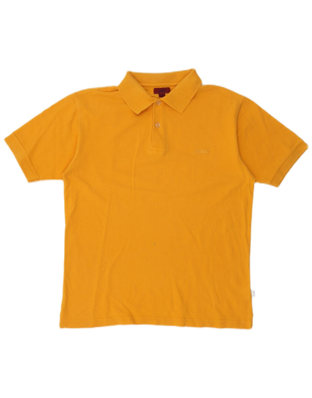 Asics muška polo majica srednje žute pamučne boje