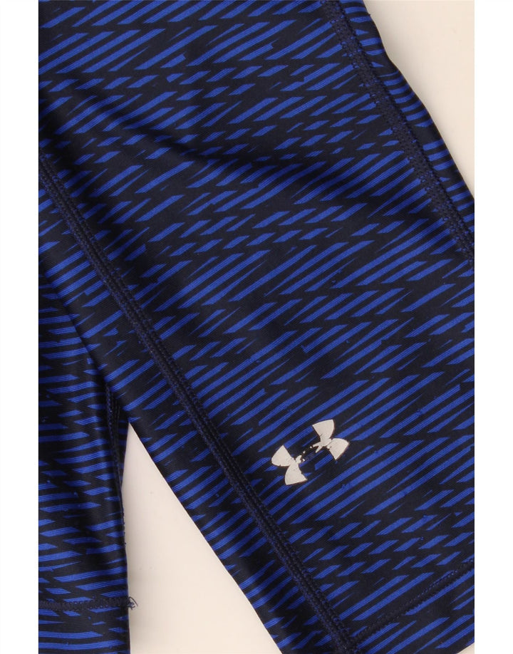 UNDER ARMOUR Ženske kapri tajice UK 14 srednje tamnoplave geometrijske boje