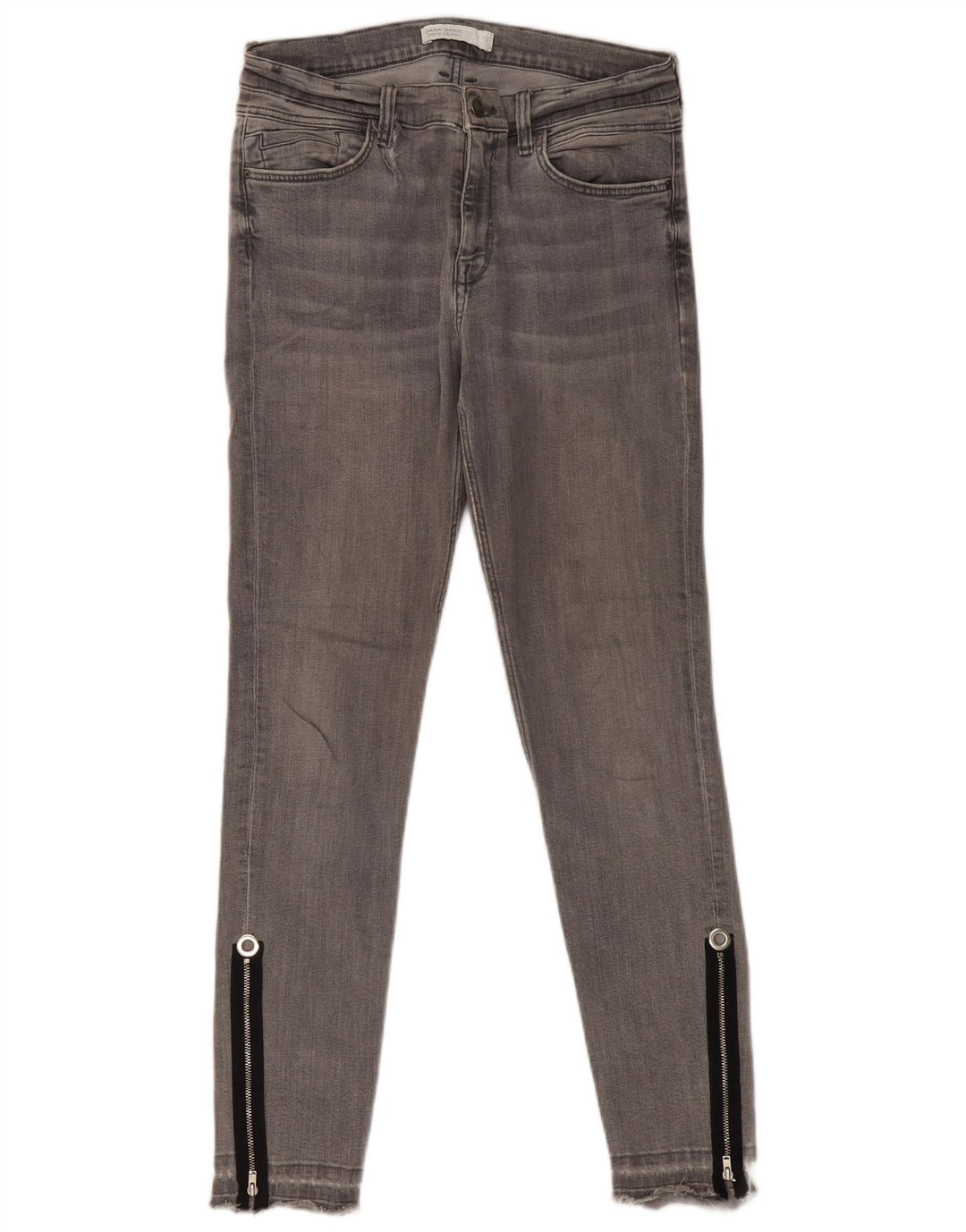 ZARA ženske uske traperice EU 38 male W28 L29 sive