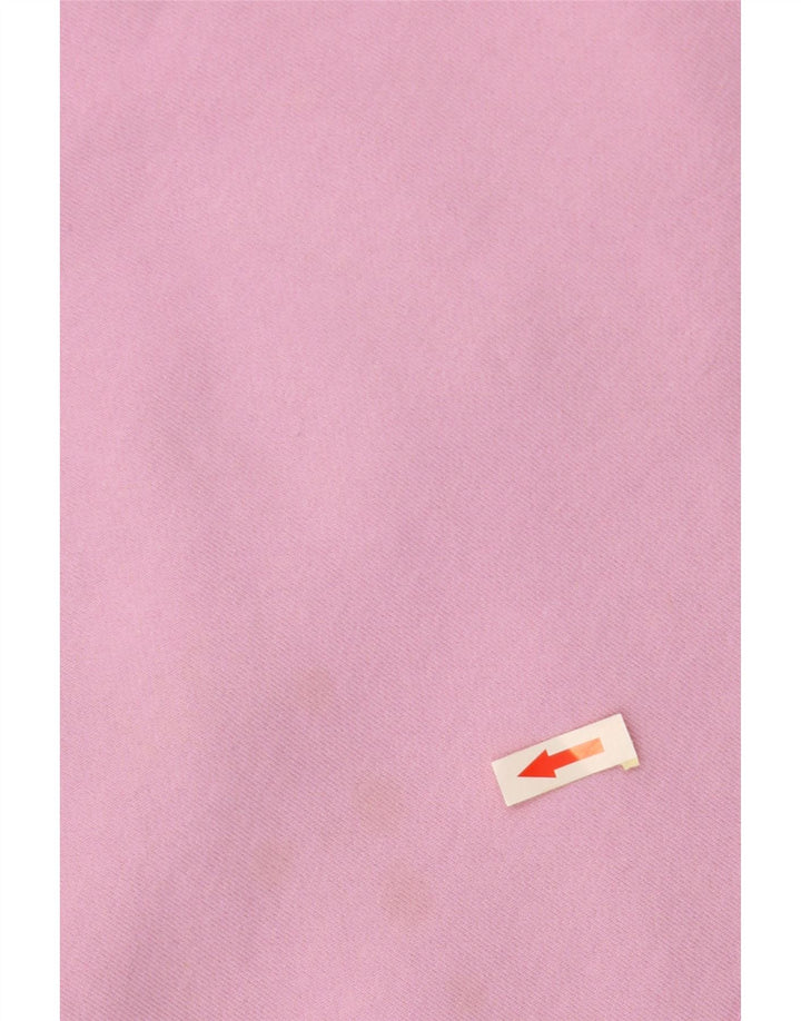 CREW CLOTHING Ženska kratko majica s kapuljačom UK 18 XL Ružičasti pamuk