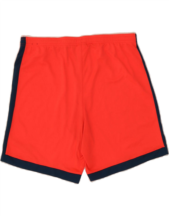 NIKE Mens Dri Fit Sport Shorts Large  Orange Colourblock Polyester Vintage Nike and Second-Hand Nike from Messina Hembry 