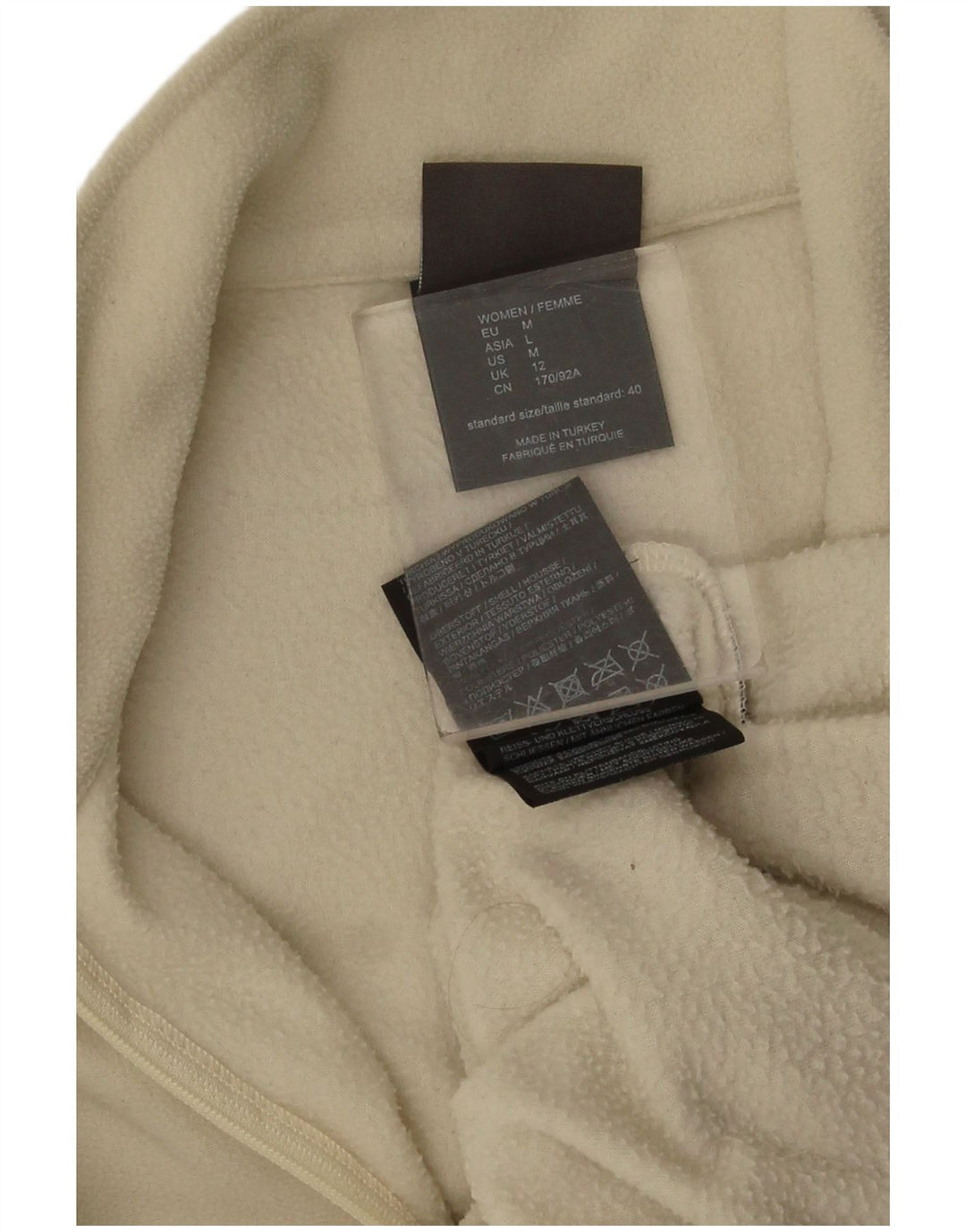 Jack Wolfskin Ženski džemper od flisa s patentnim zatvaračem UK 12 srednje bež poliester