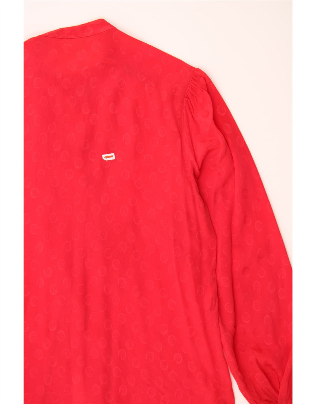 VINTAGE Womens Shirt Blouse UK 12 Medium Red Spotted Vintage Vintage and Second-Hand Vintage from Messina Hembry 