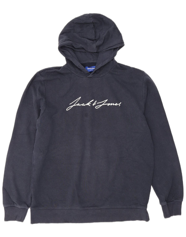 Jack & Jones muška majica s kapuljačom XL tamnoplavi pamuk