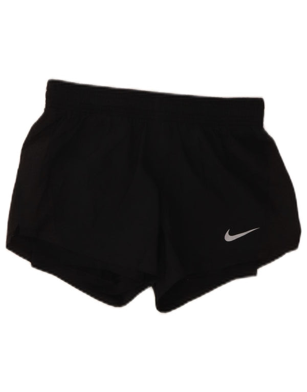 Nike ženske Dri Fit sportske kratke hlače UK 4 XS crni poliester