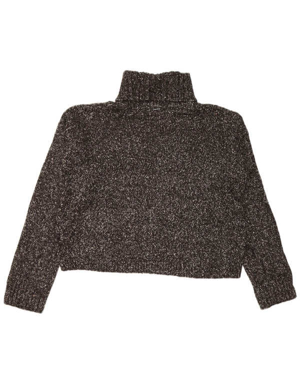 CALVIN KLEIN JEANS Ženski pulover s rol izrezom UK 16 Veliki crni