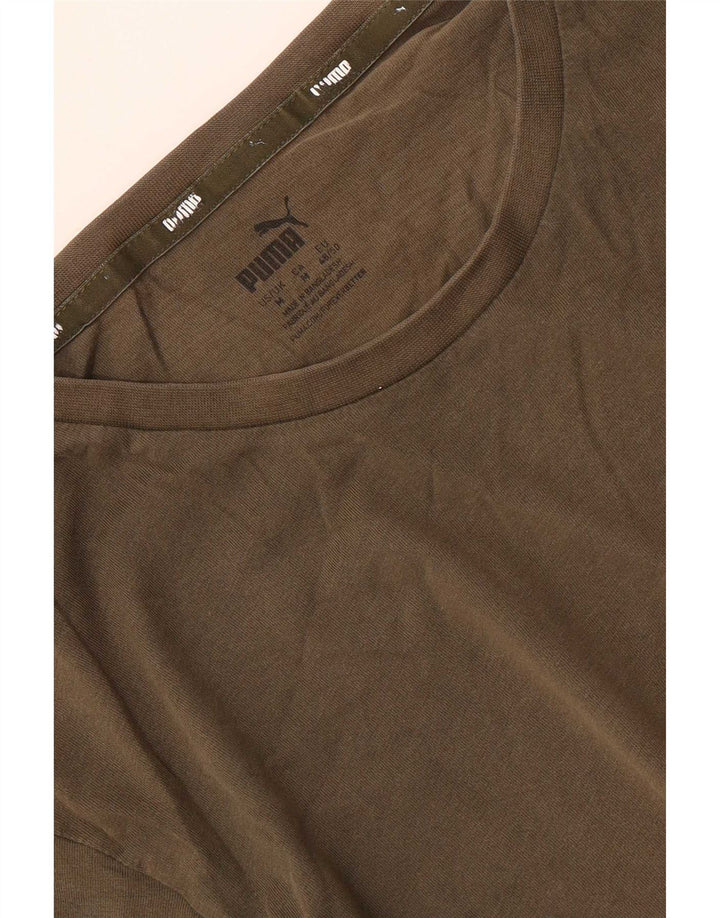 Puma muška majica s grafičkim motivima, srednji kaki
