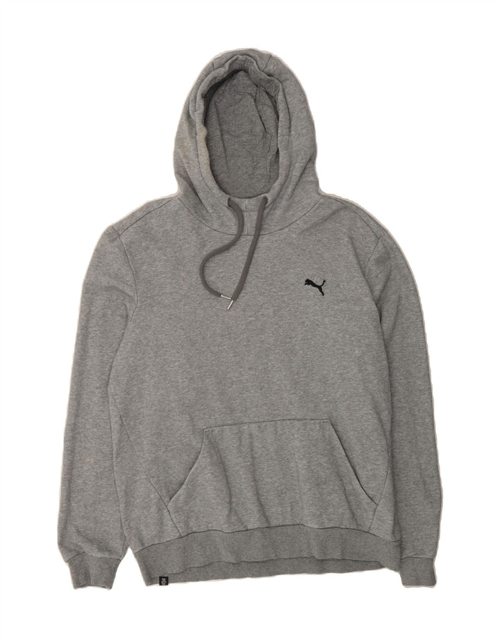 PUMA Mens Hoodie Jumper Large Grey Cotton Vintage Puma and Second-Hand Puma from Messina Hembry 